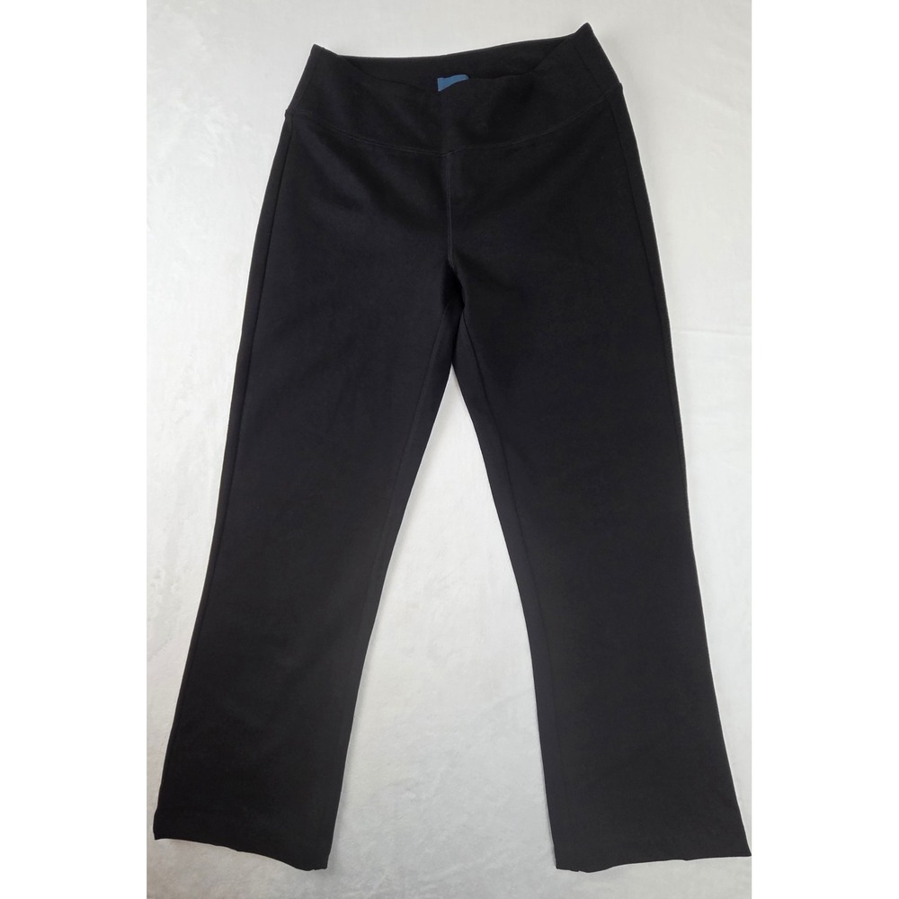 JAG Women 8 Black Pull-On Bootcut Ponte Knit Pants J2988325 Solid Trousers